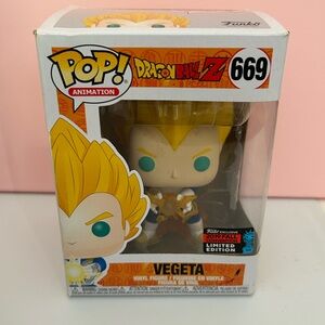 Funko POP! SS Vegeta Final Flash Figure #669 Dragon Ball Z *NYCC 2019 Exclusive*